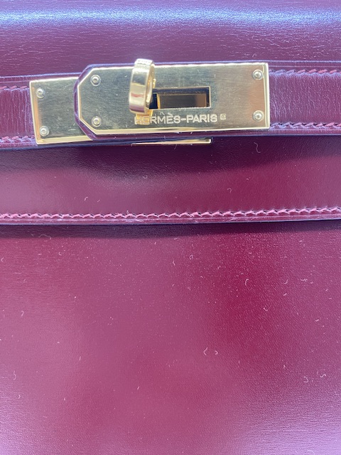 Kelly 28 box calf leather