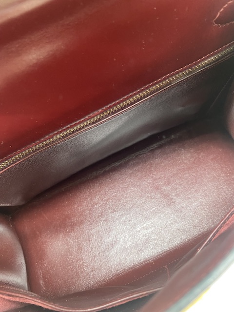 Kelly 28 box calf leather