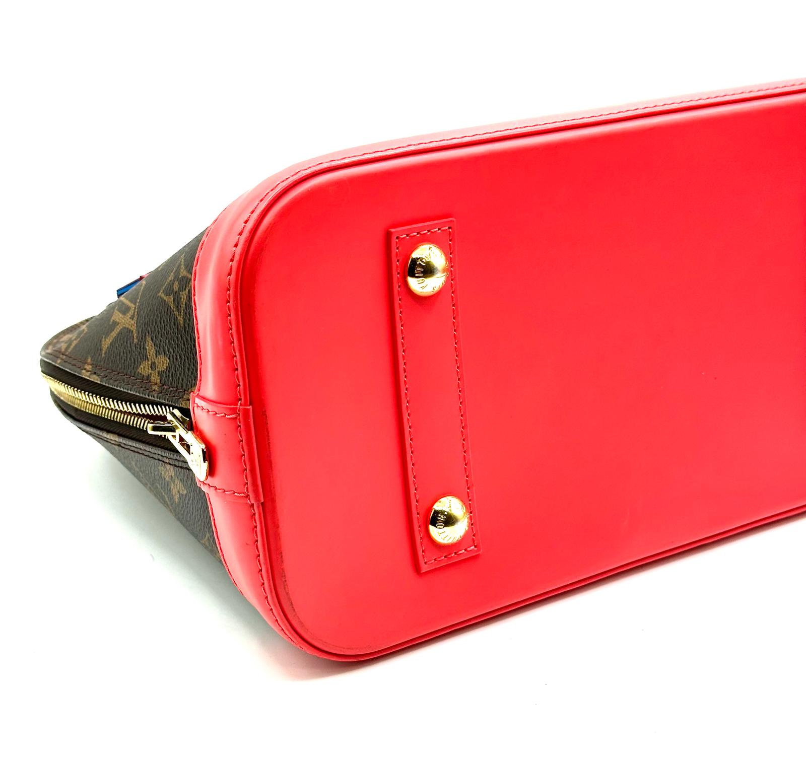 louis vuitton alma flamingo