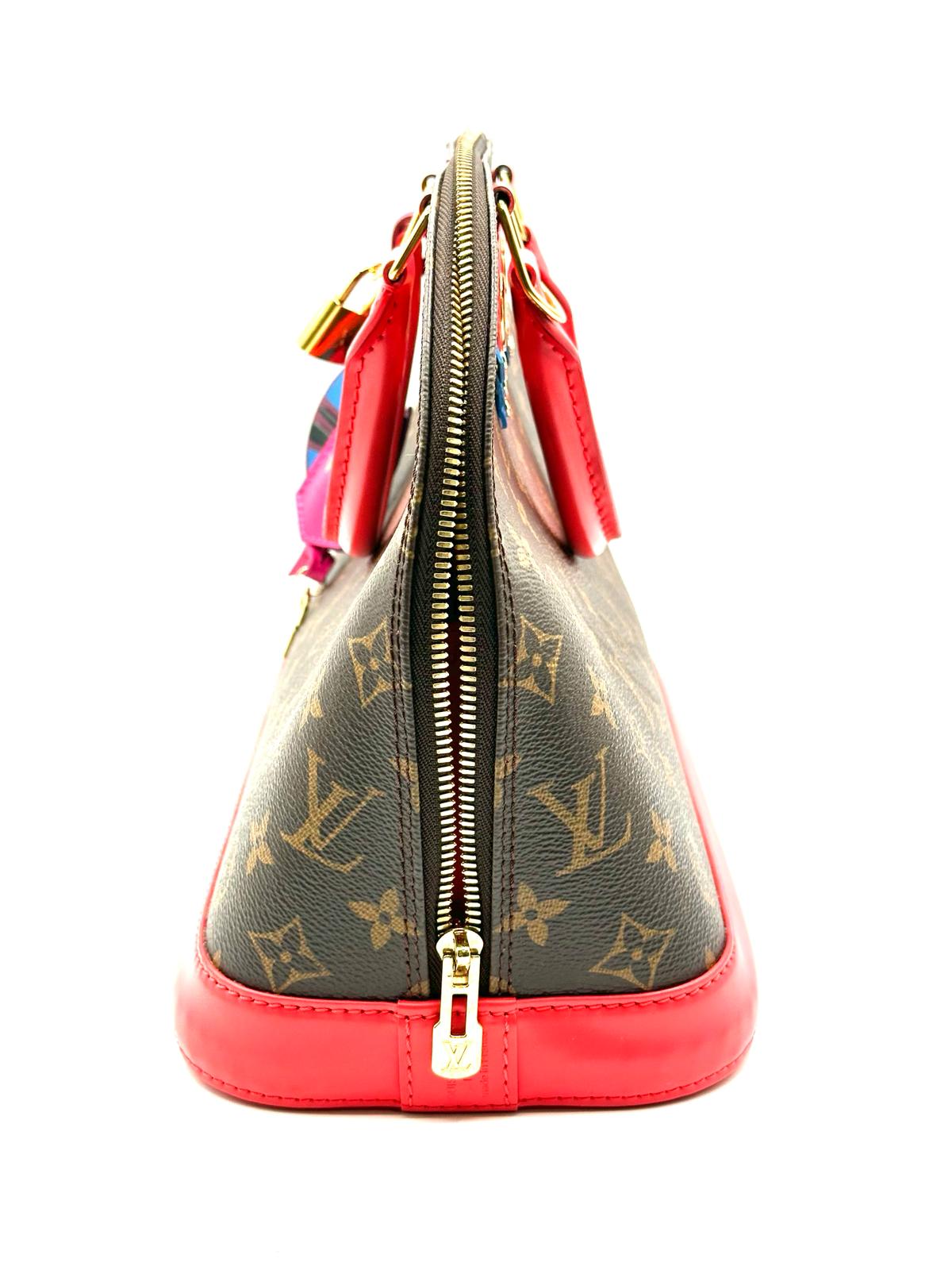 louis vuitton alma flamingo