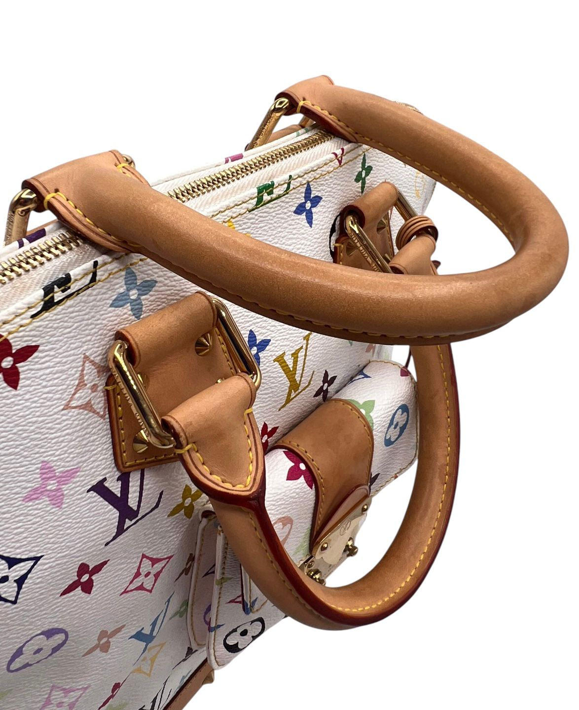 Louis Vuitton Alma Monogram Multicolor Murakami Blanco