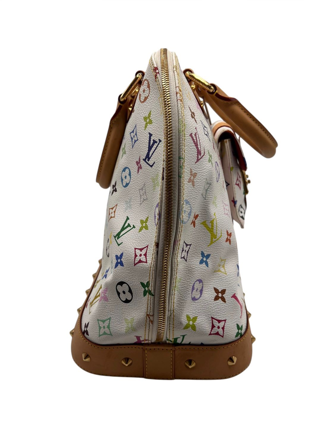 Louis Vuitton Alma Monogram Multicolor Murakami Blanco