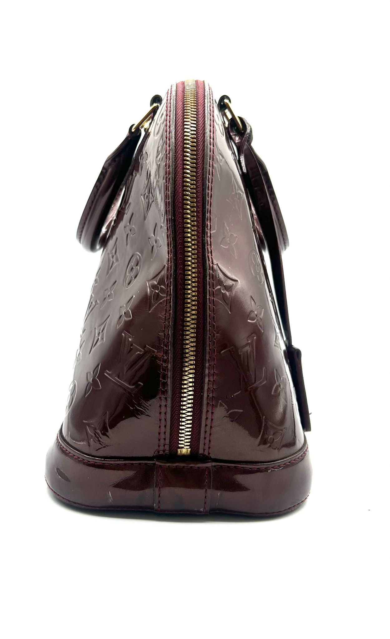 Louis Vuitton Alma PM Vernis burdeos