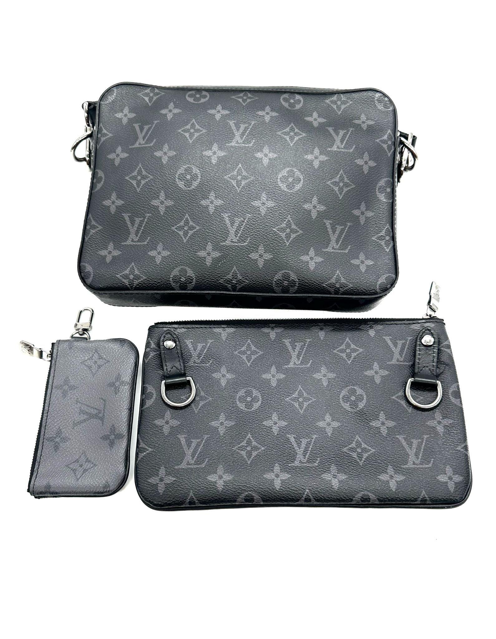 louis vuitton multipochette graphite reverse