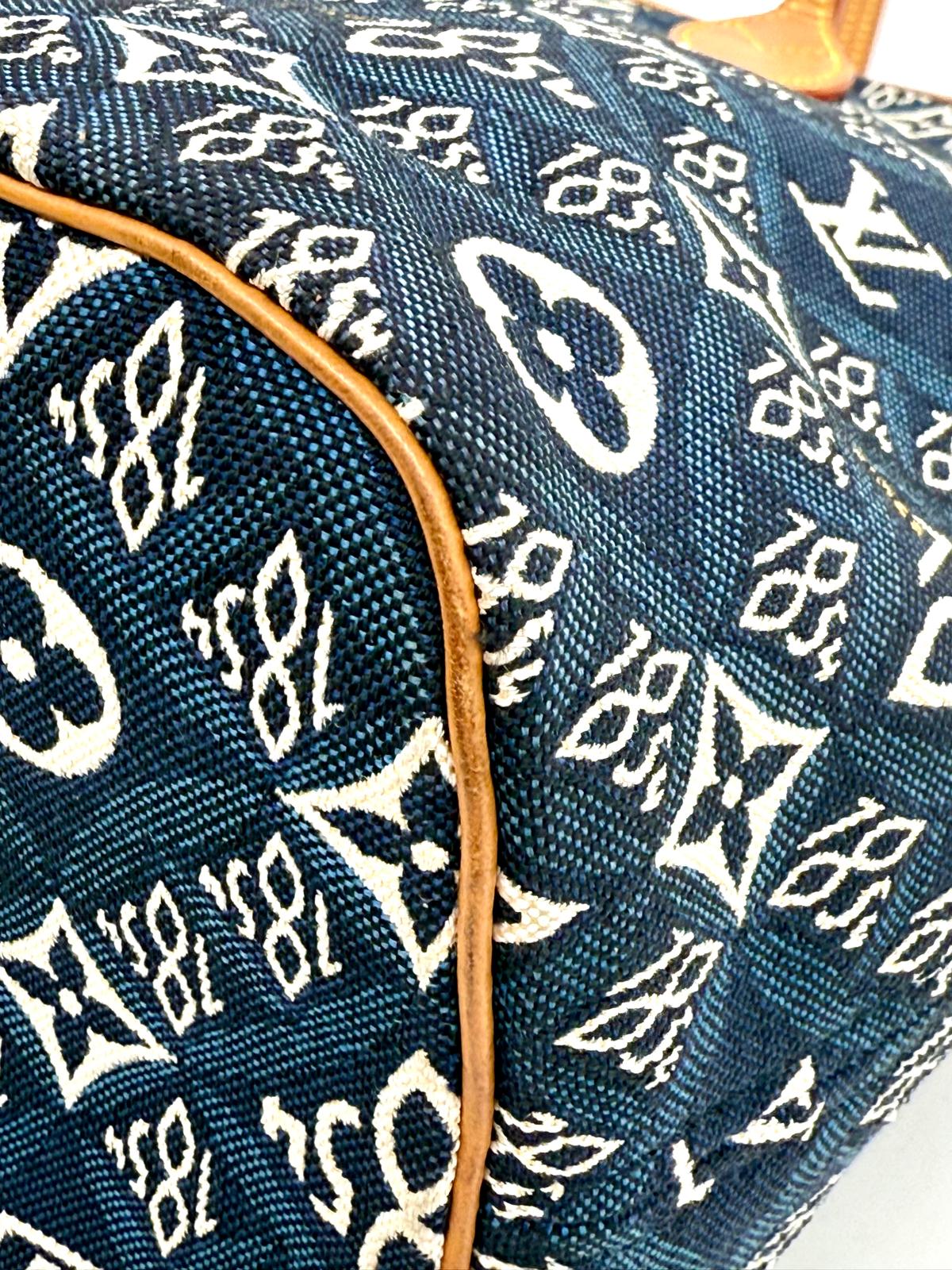 Louis Vuitton Neverfull MM Monogram Denim