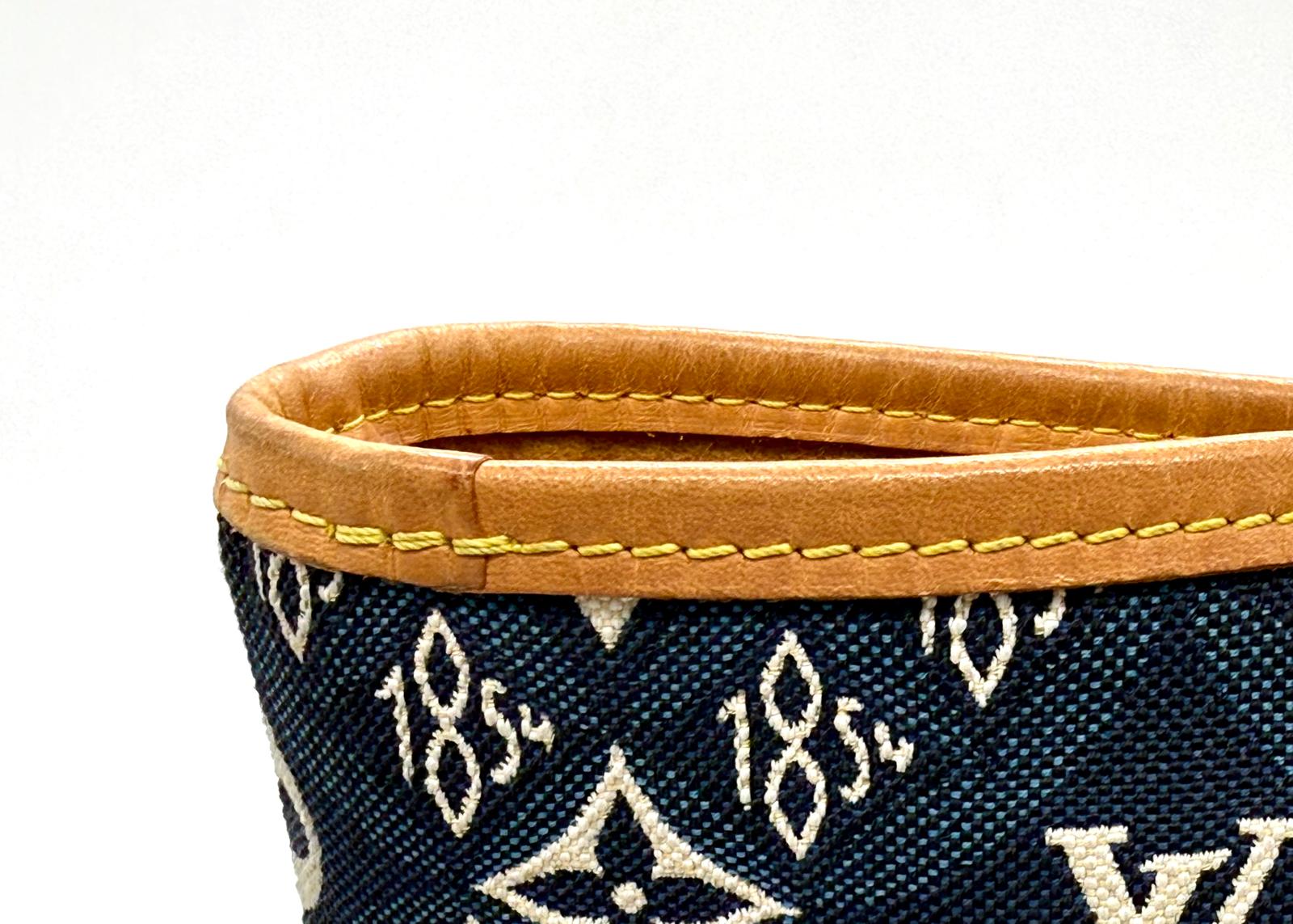 Louis Vuitton Neverfull MM Monogram Denim