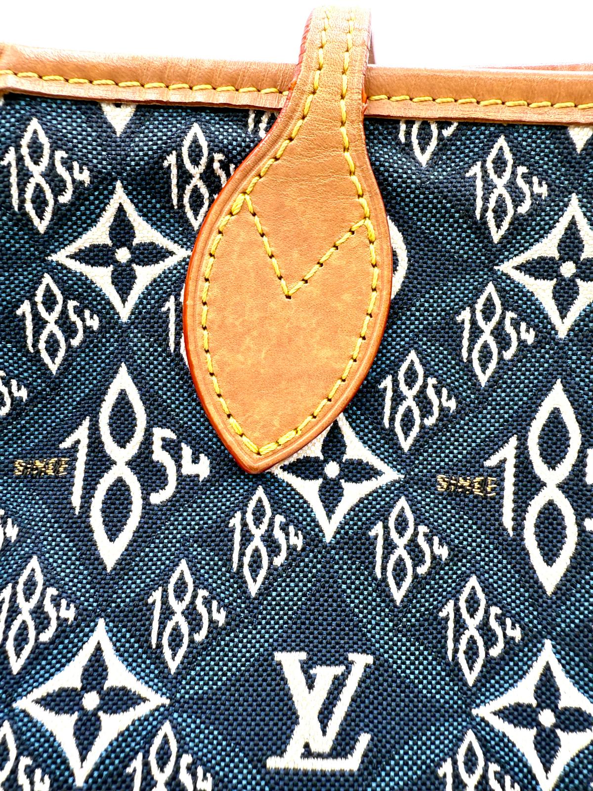 Louis Vuitton Neverfull MM Monogram Denim