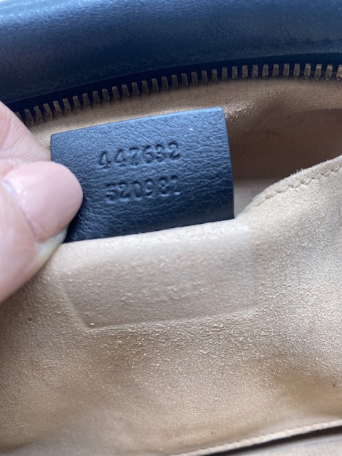 Marmont gucci negro