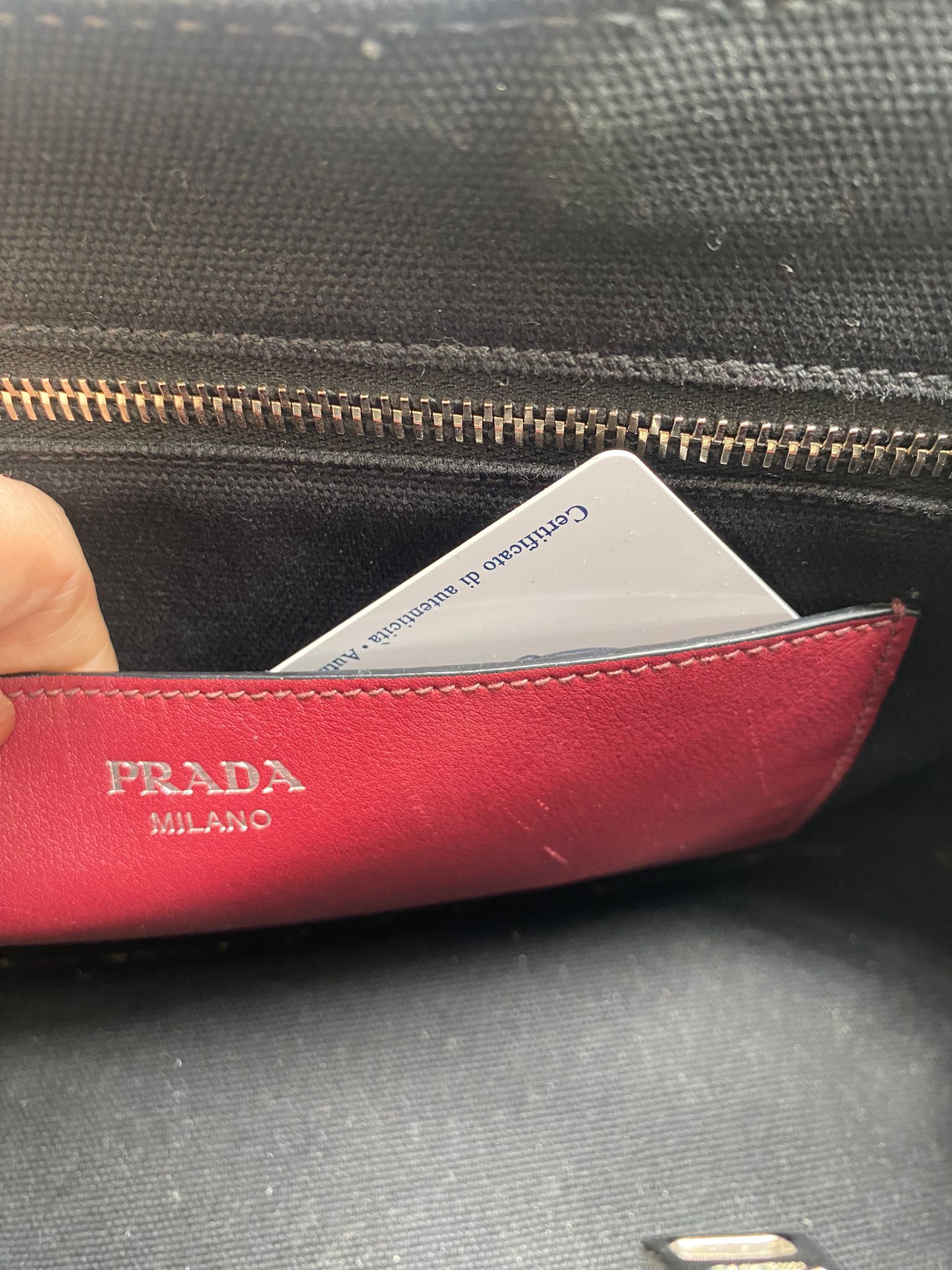 mini tote prada