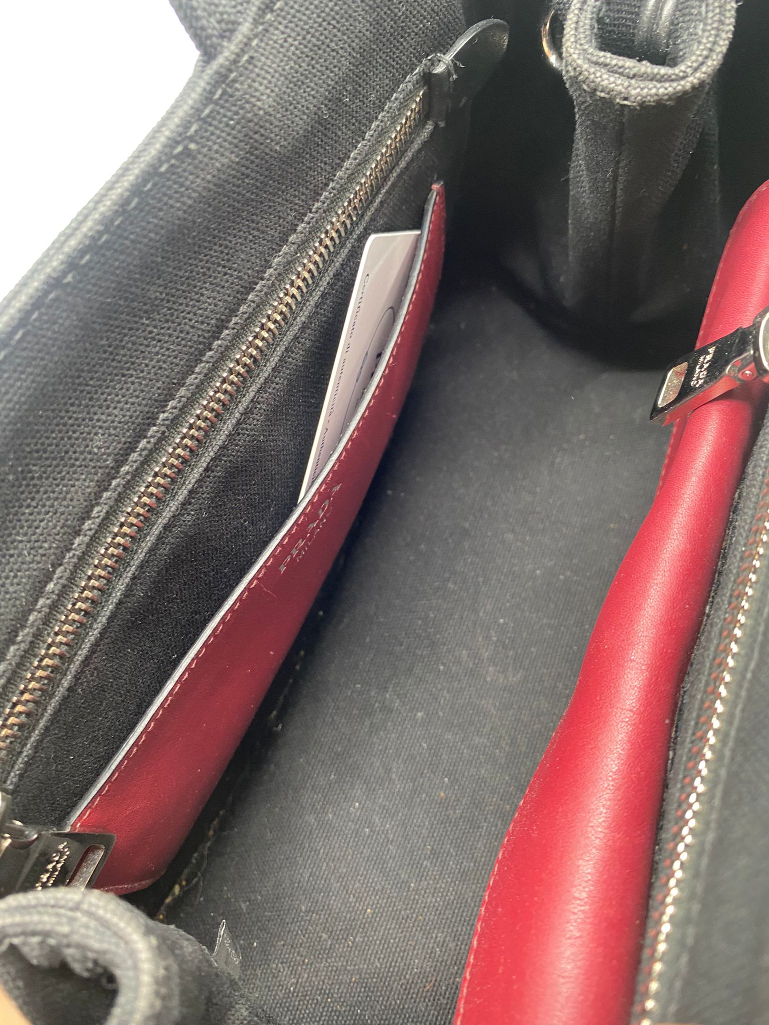 mini tote prada