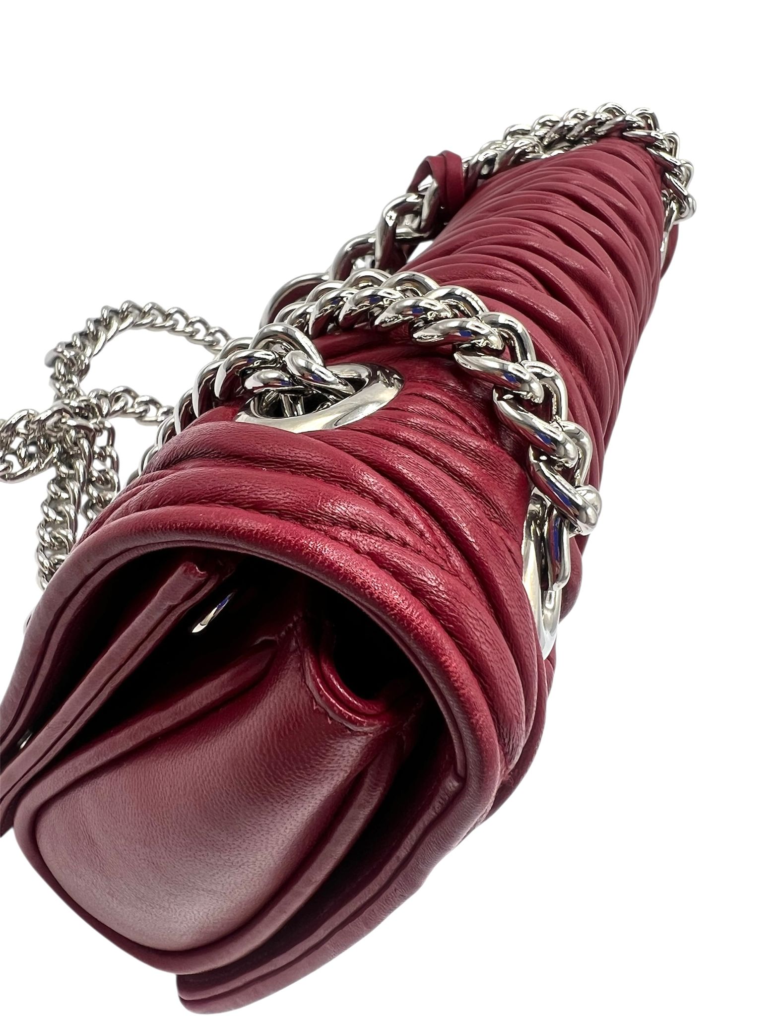 Miu Miu Matelassé Napa Chain Shoulder Bag