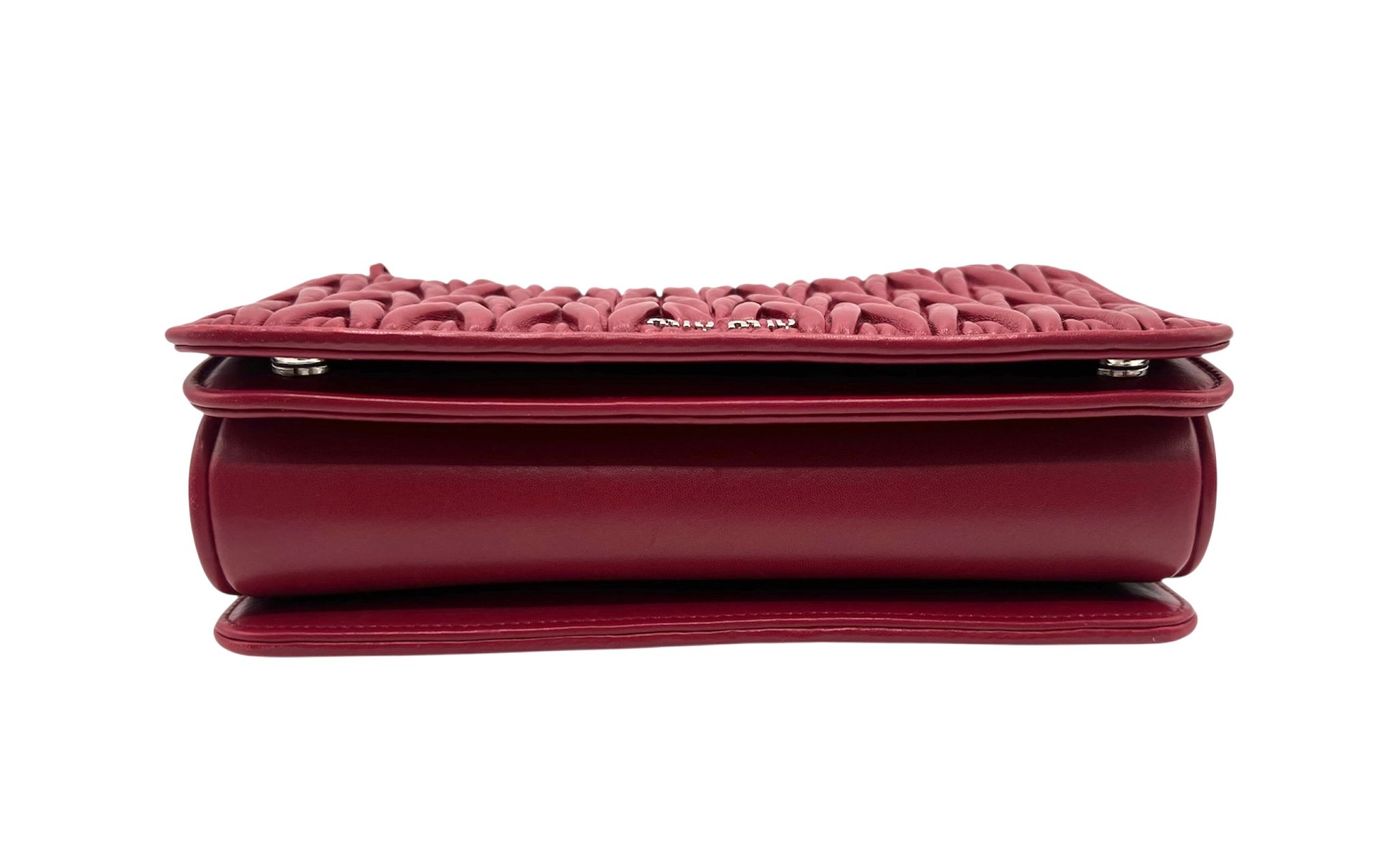 Miu Miu Matelassé Napa Chain Shoulder Bag