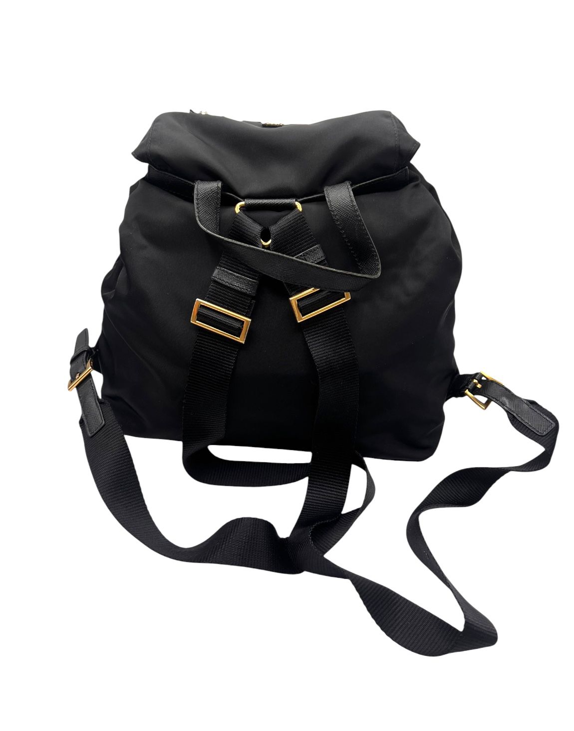 Mochila Prada Robot en nylon negro