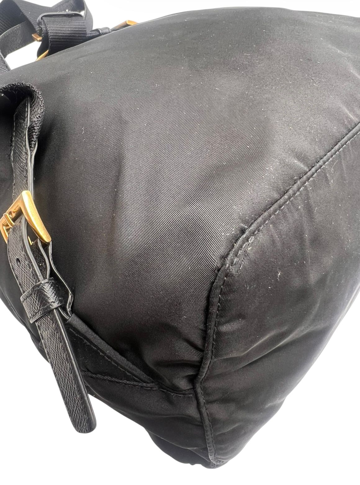 Mochila Prada Robot en nylon negro