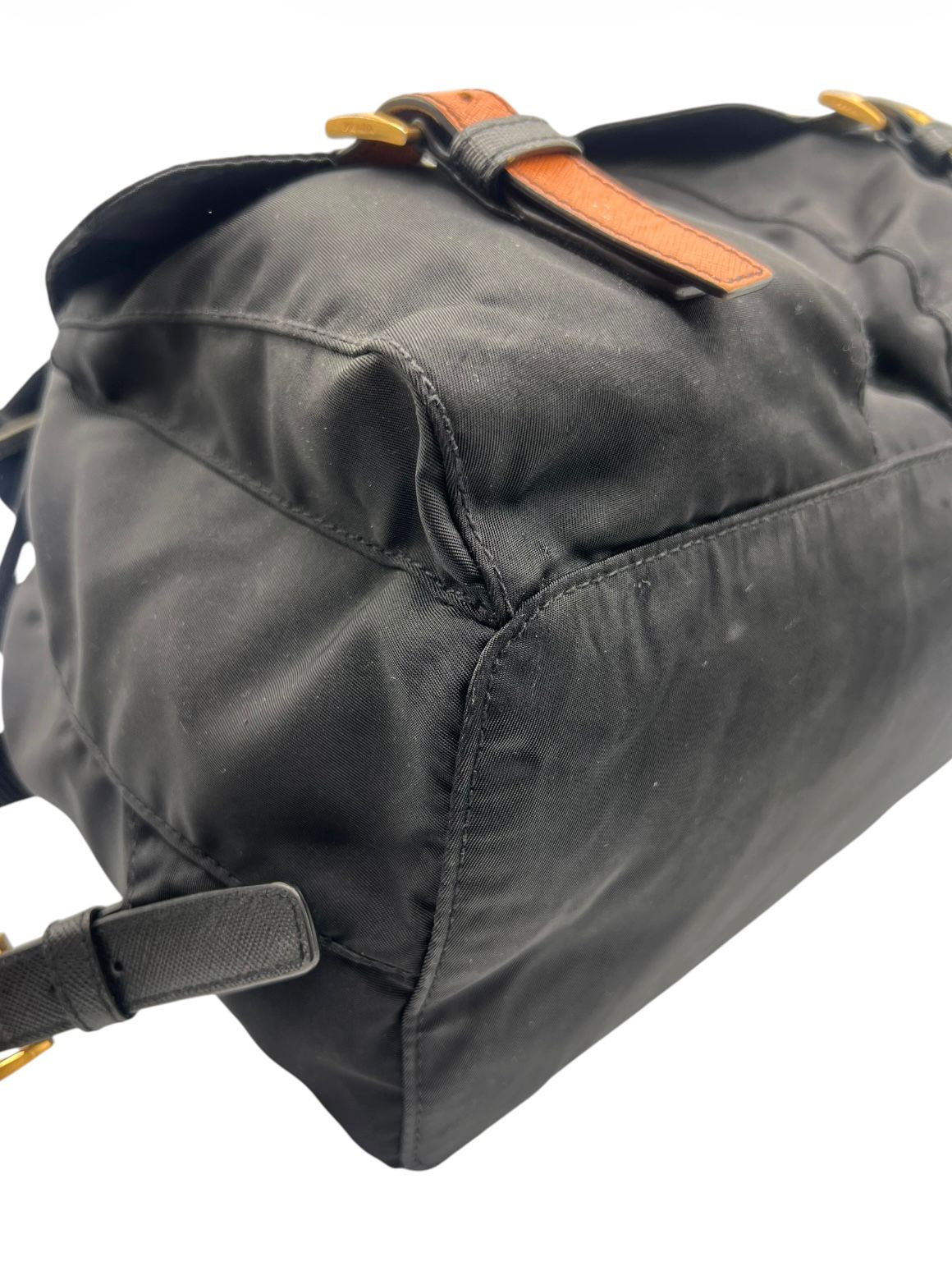 Mochila Prada Robot en nylon negro