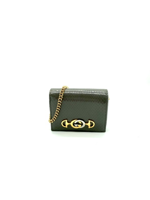 Monedero Zummy Gucci en piel de serpiente