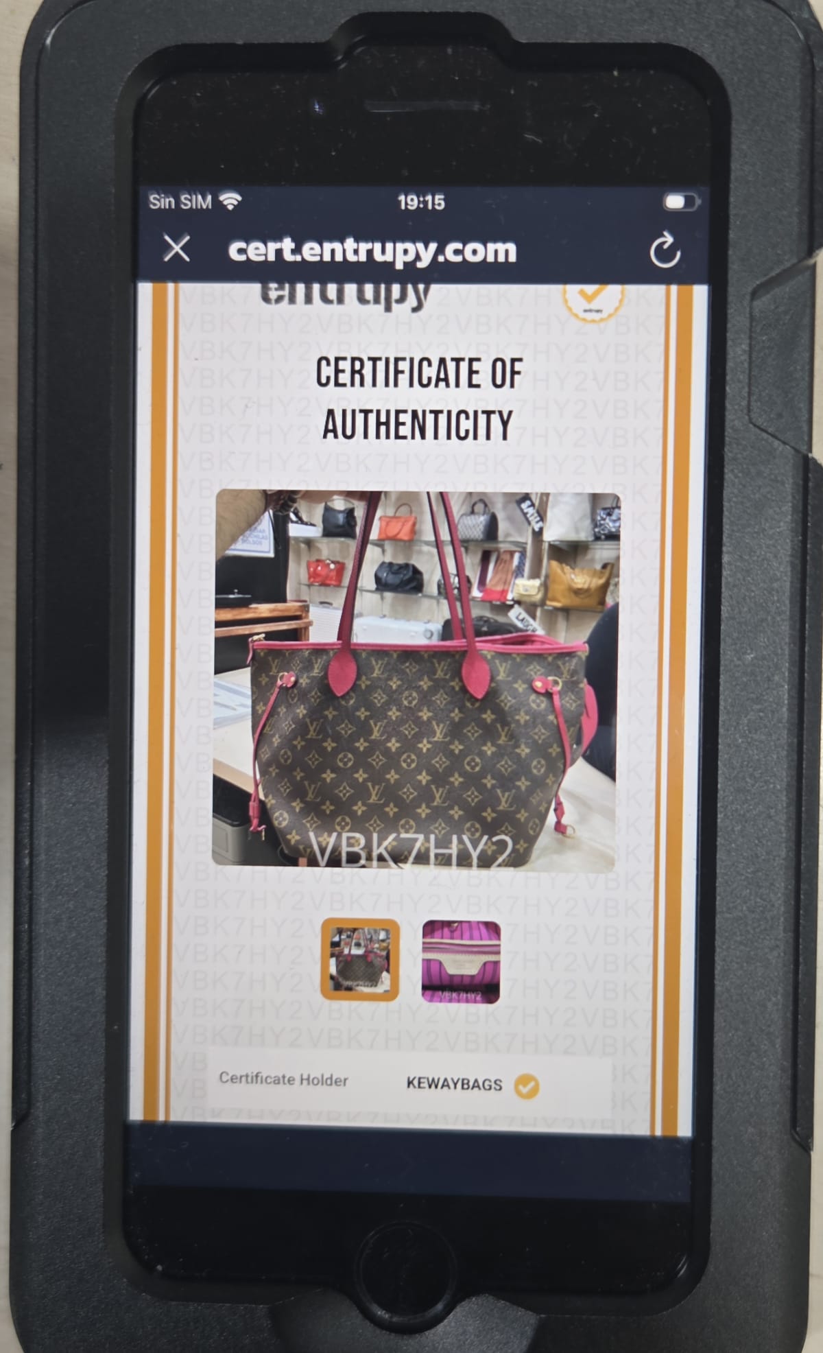 Neverfull MM Reversible