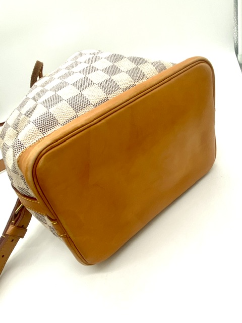 Noé Petit en lona Damier Azur