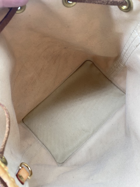 Noé Petit en lona Damier Azur