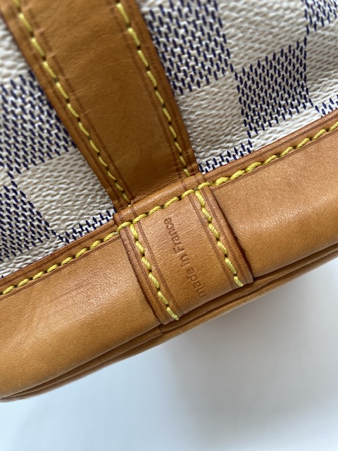 Noé Petit en lona Damier Azur