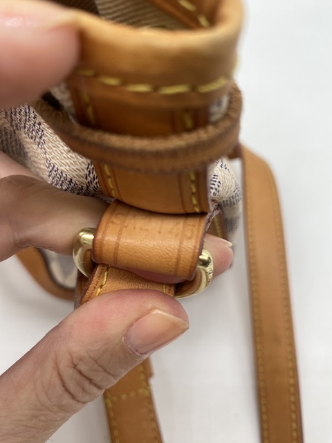 Noé Petit en lona Damier Azur