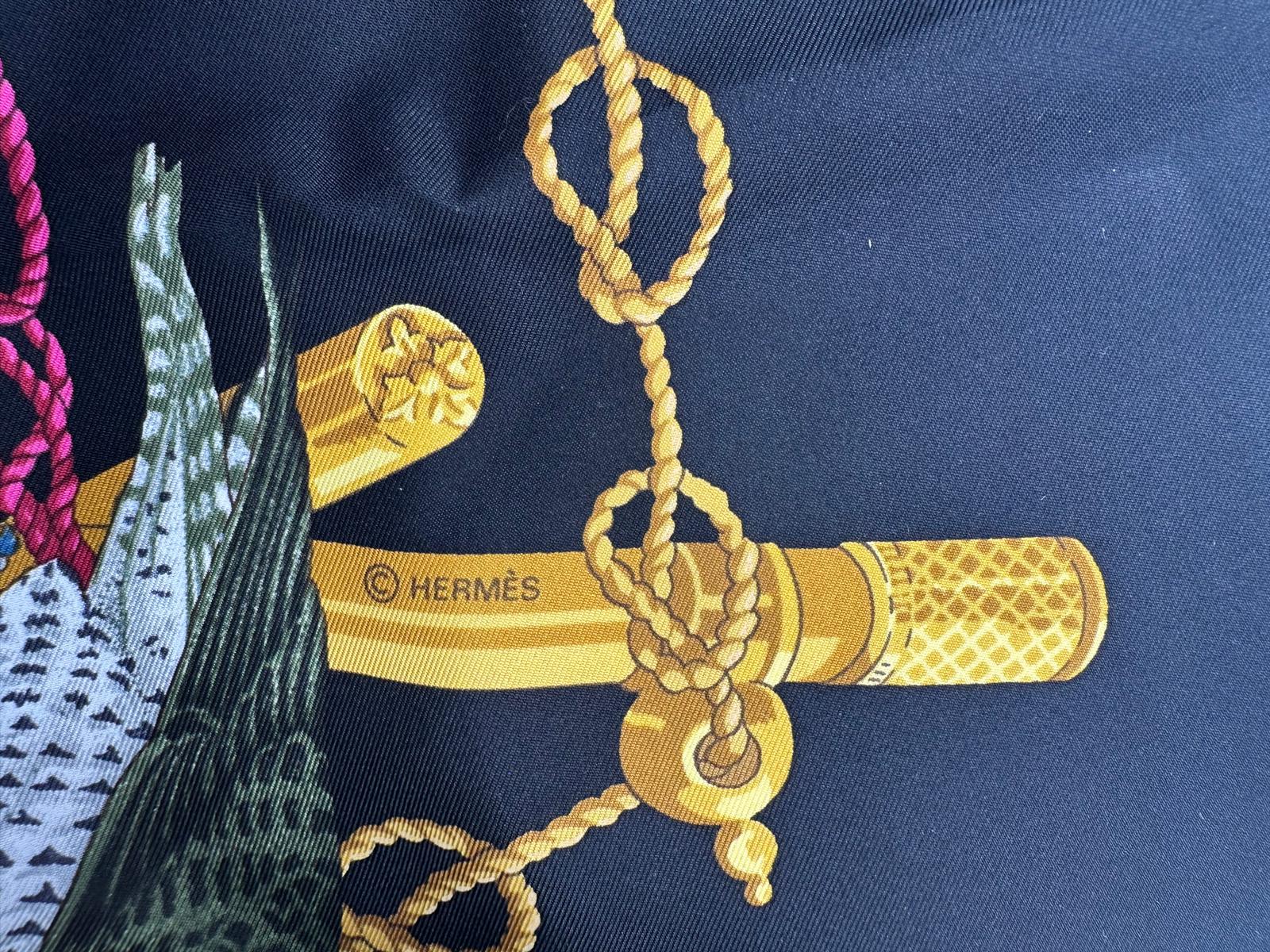 pañuelo Hermès Les Oiseaux du Roy