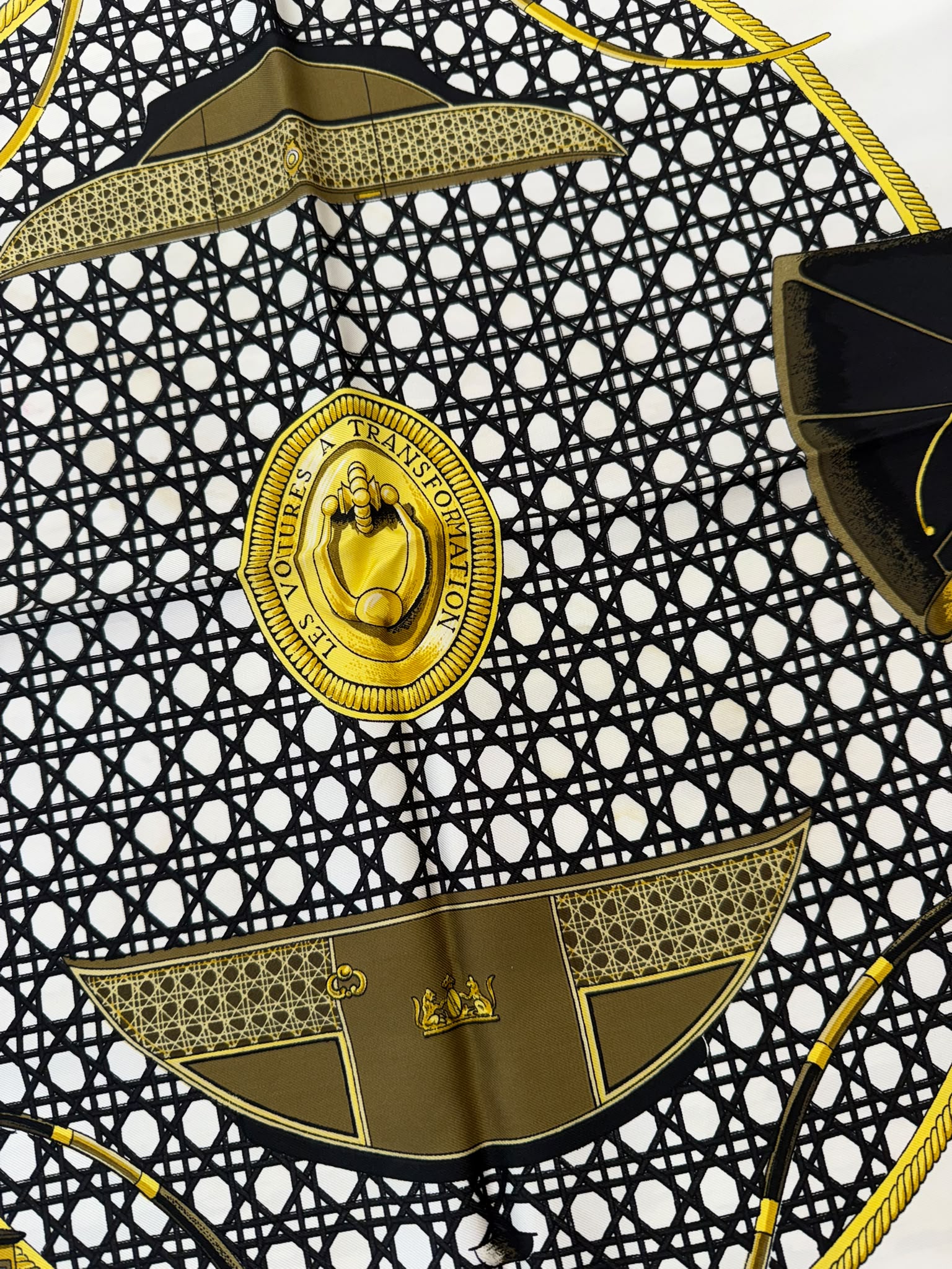 pañuelo Hermès Les Voitures à Transformation
