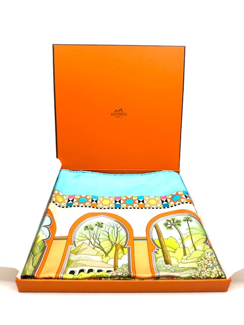 PAÑUELO HERMES SEDA D ANDALOUSIE