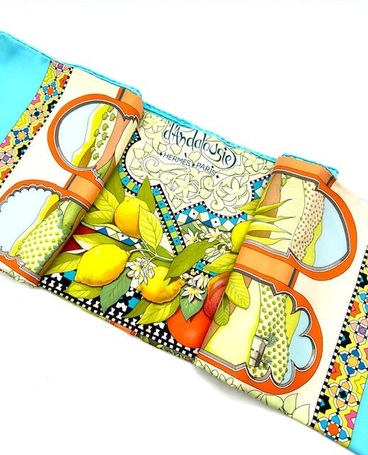PAÑUELO HERMES SEDA D ANDALOUSIE