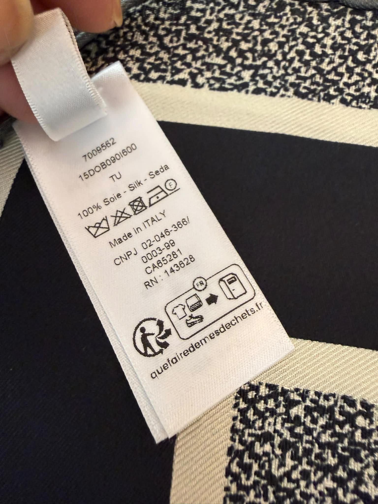 pañuelo reversible Dior