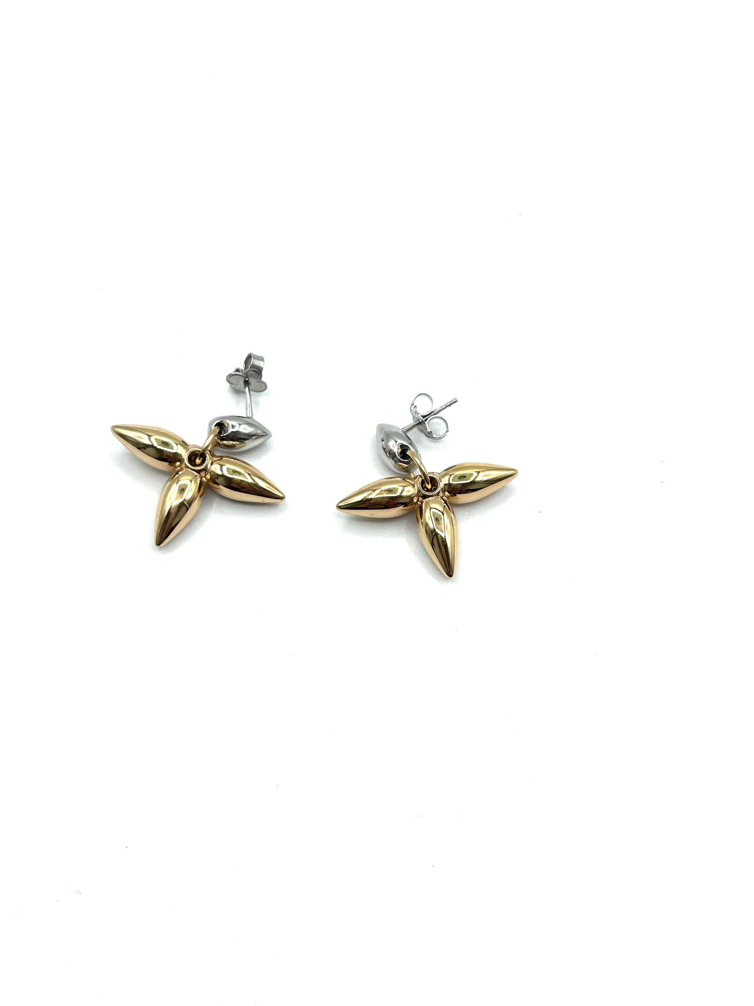 Pendientes bicolor Louis Vuitton