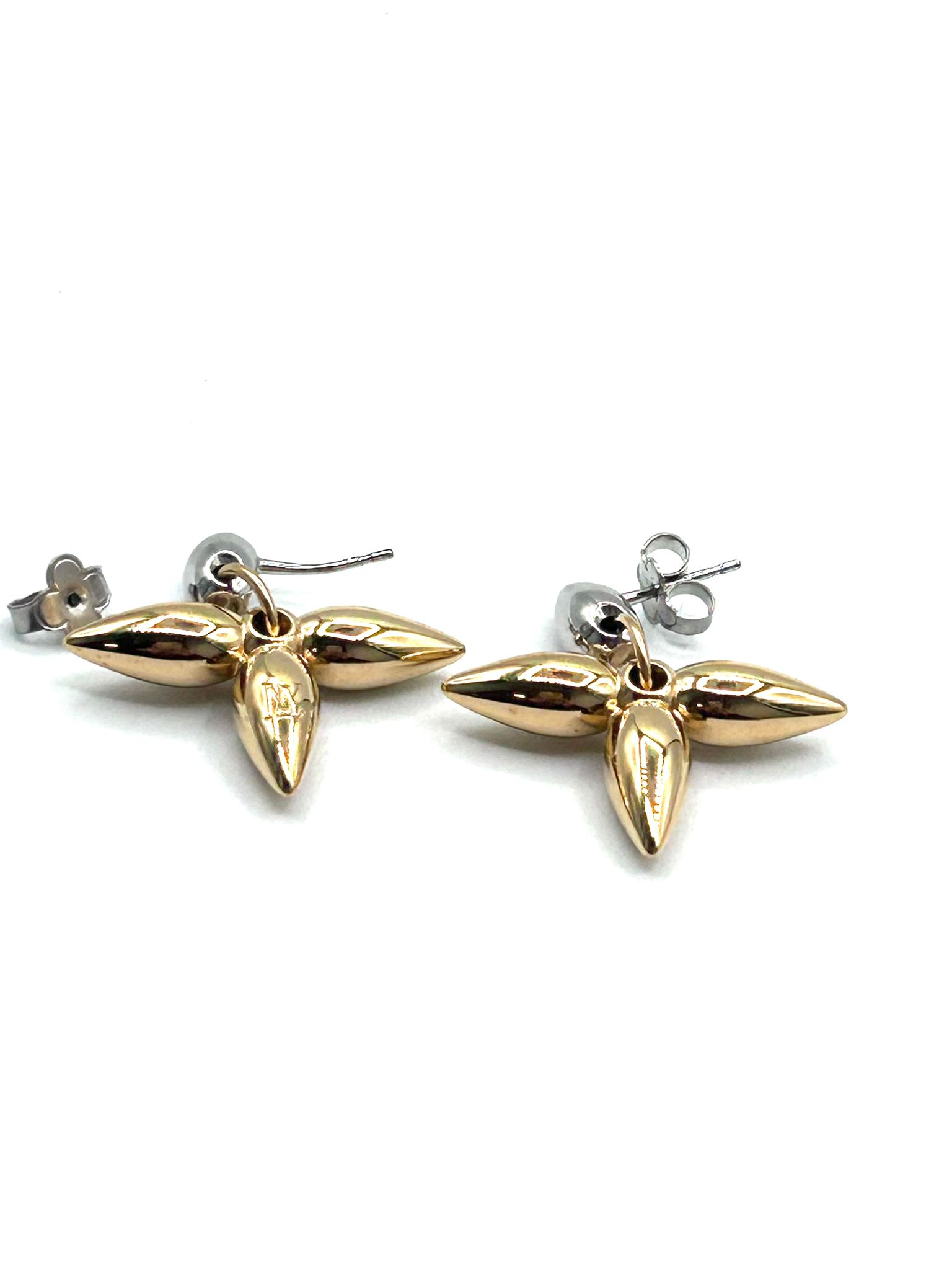 Pendientes bicolor Louis Vuitton