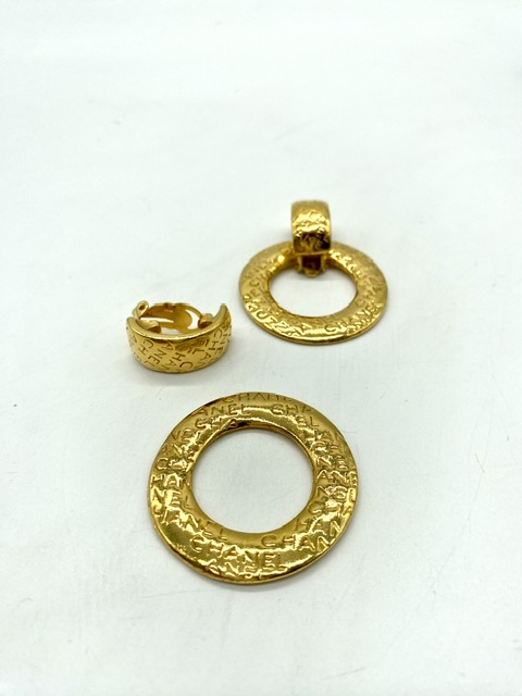 Pendientes Chanel doble posición
