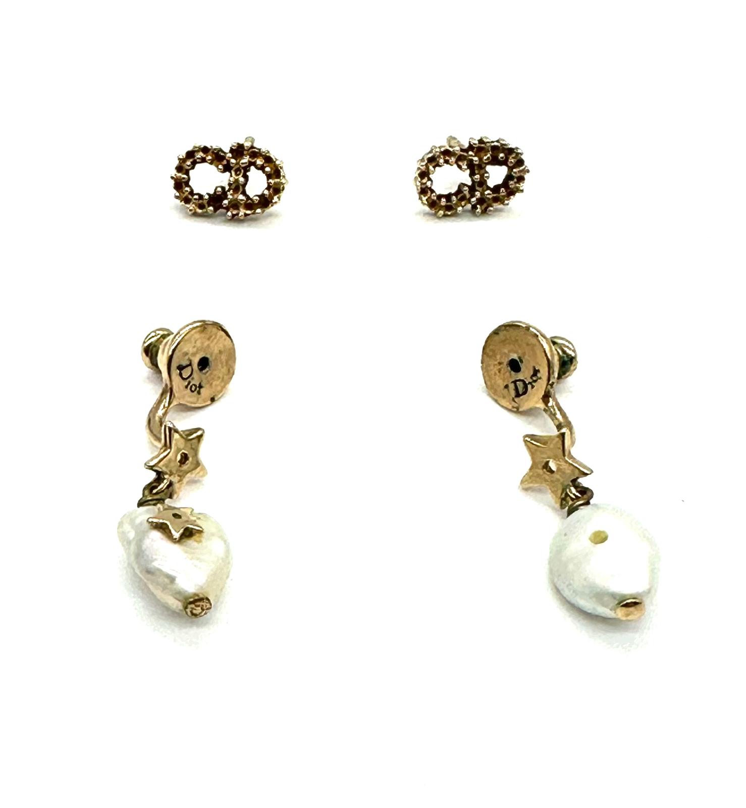 pendientes dior