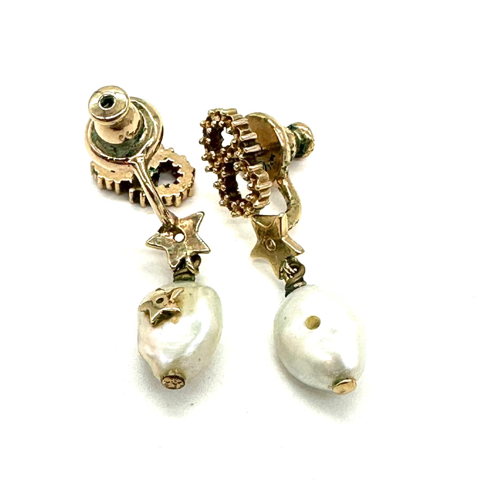 pendientes dior