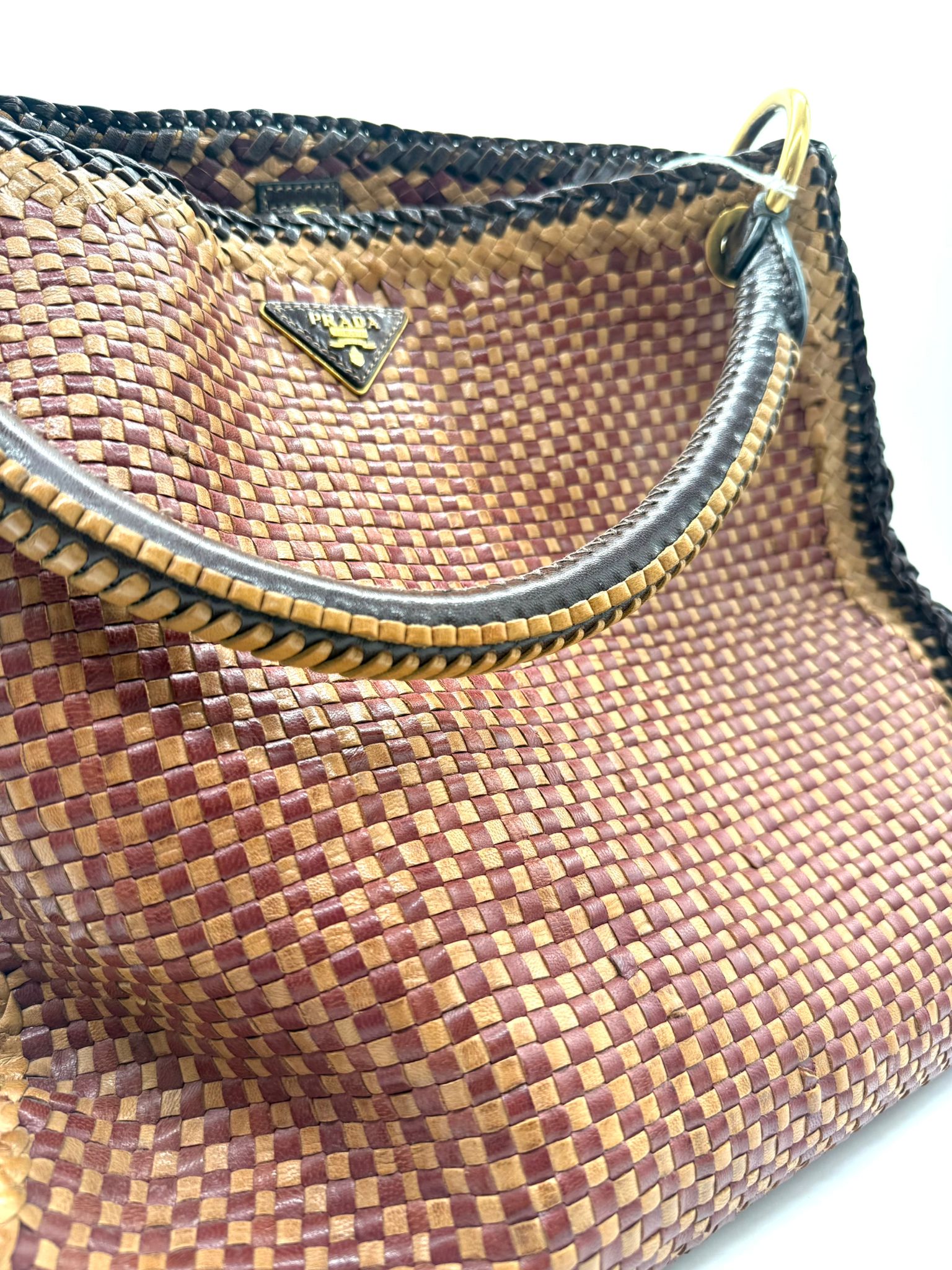 Prada Madras Hobo