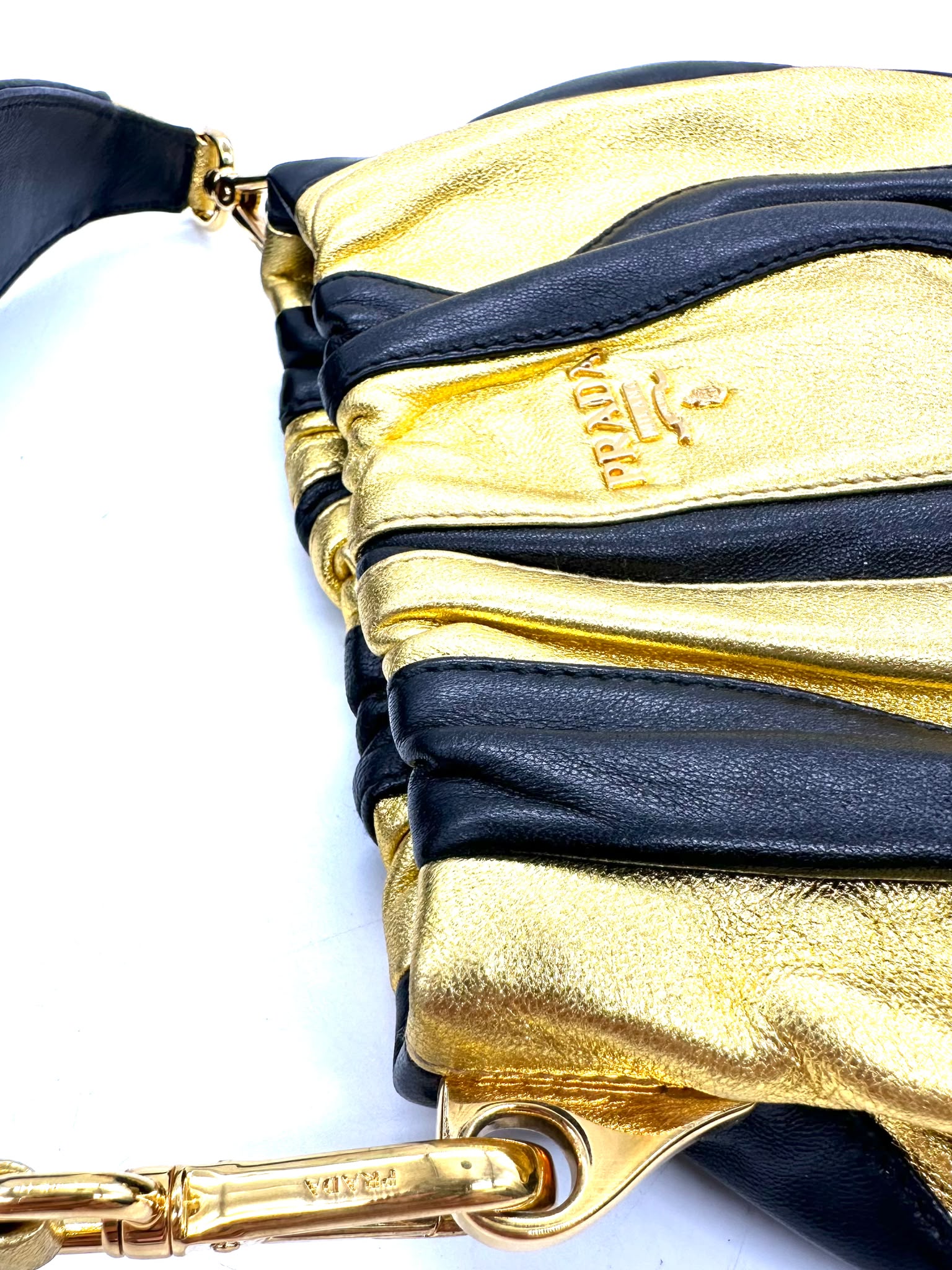 Prada Nappa Stripes Hobo