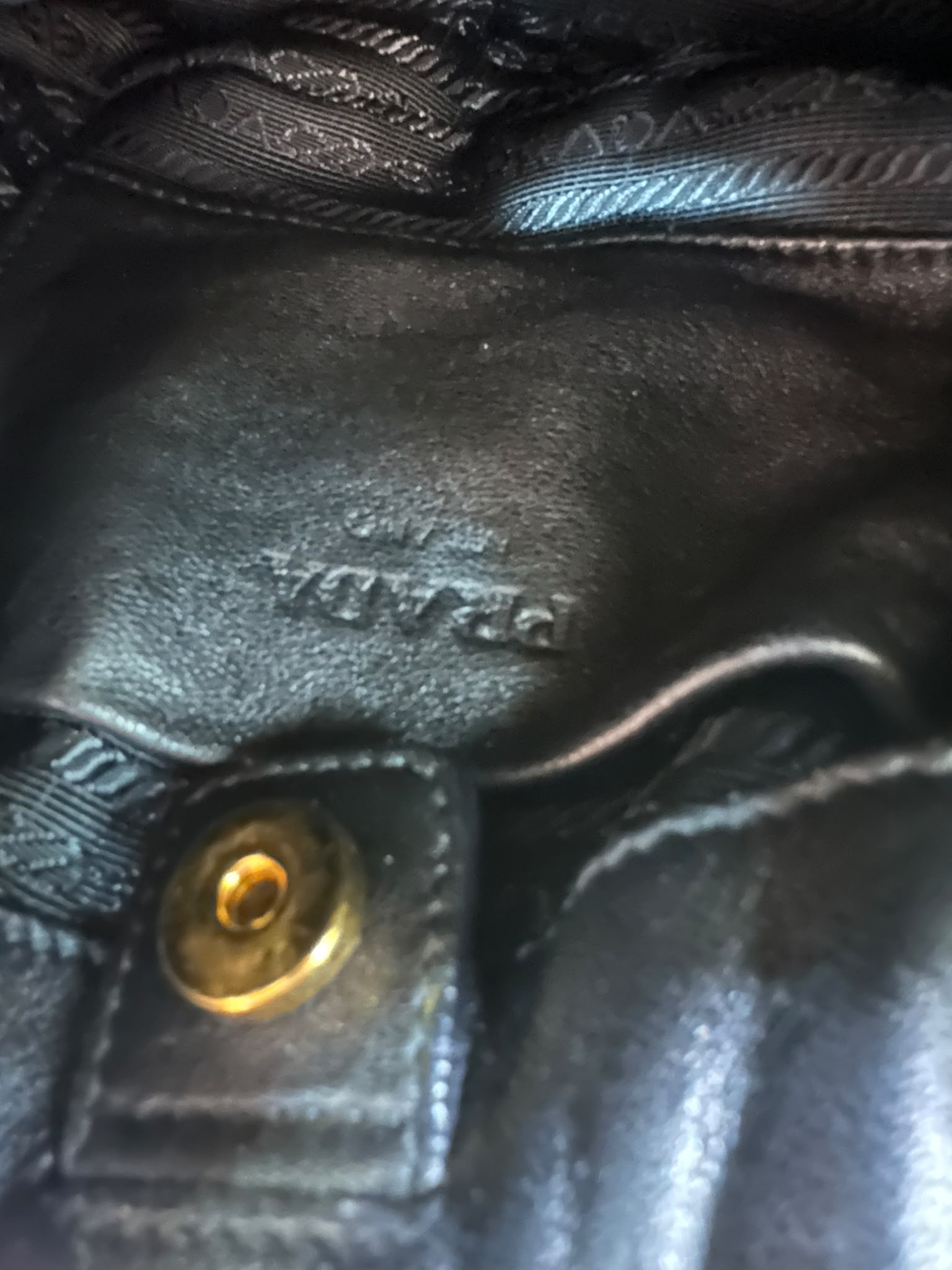 Prada Nappa Stripes Hobo