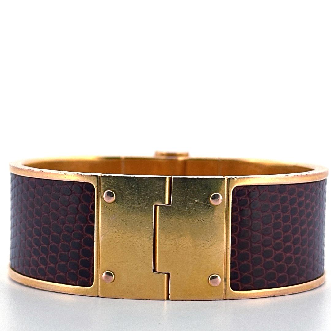 pulsera Hermès dorada