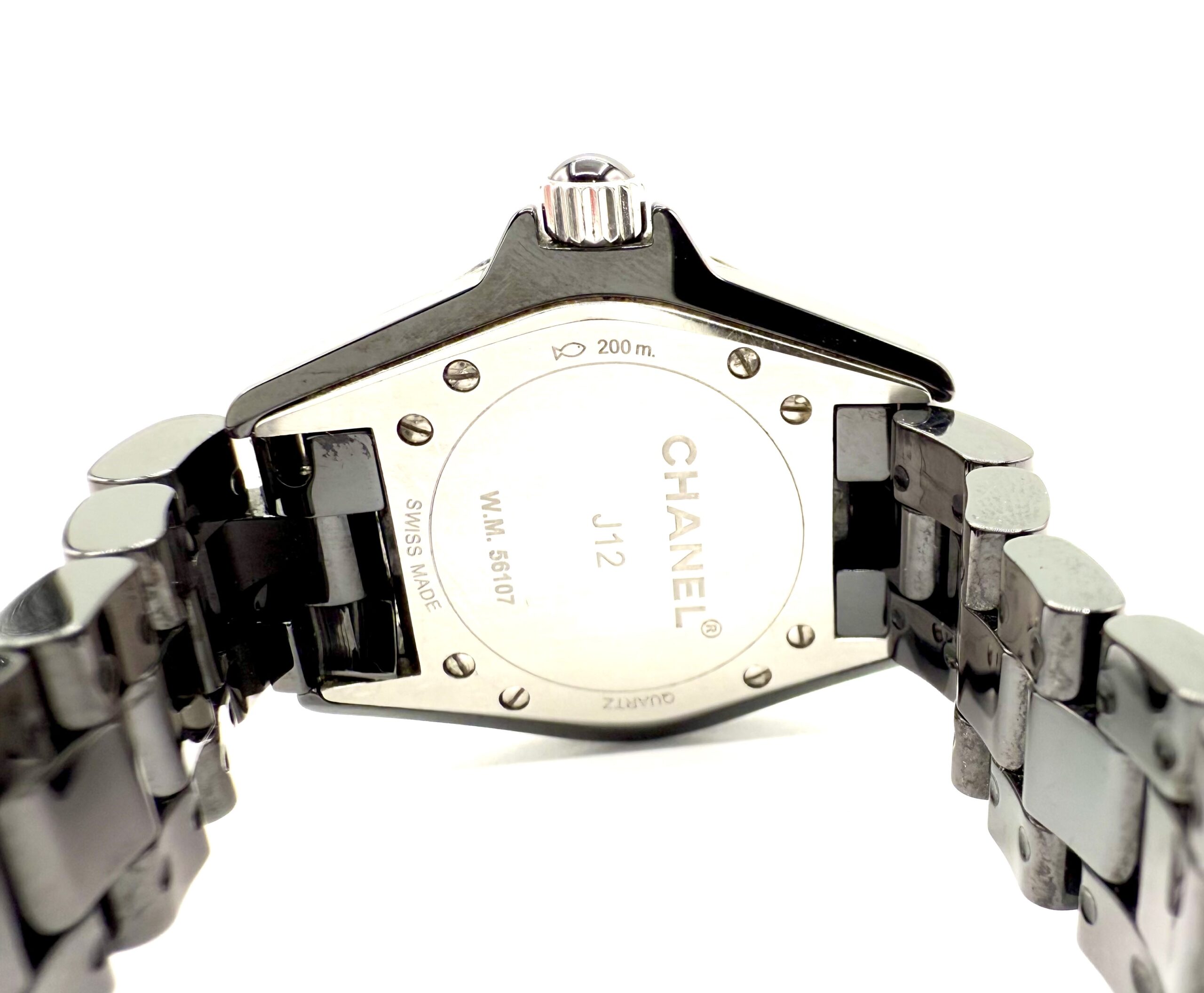 Reloj Chanel J12 en ceramica negra