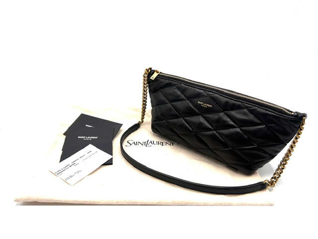 Saint Laurent – Bolso de hombro mini con cremallera