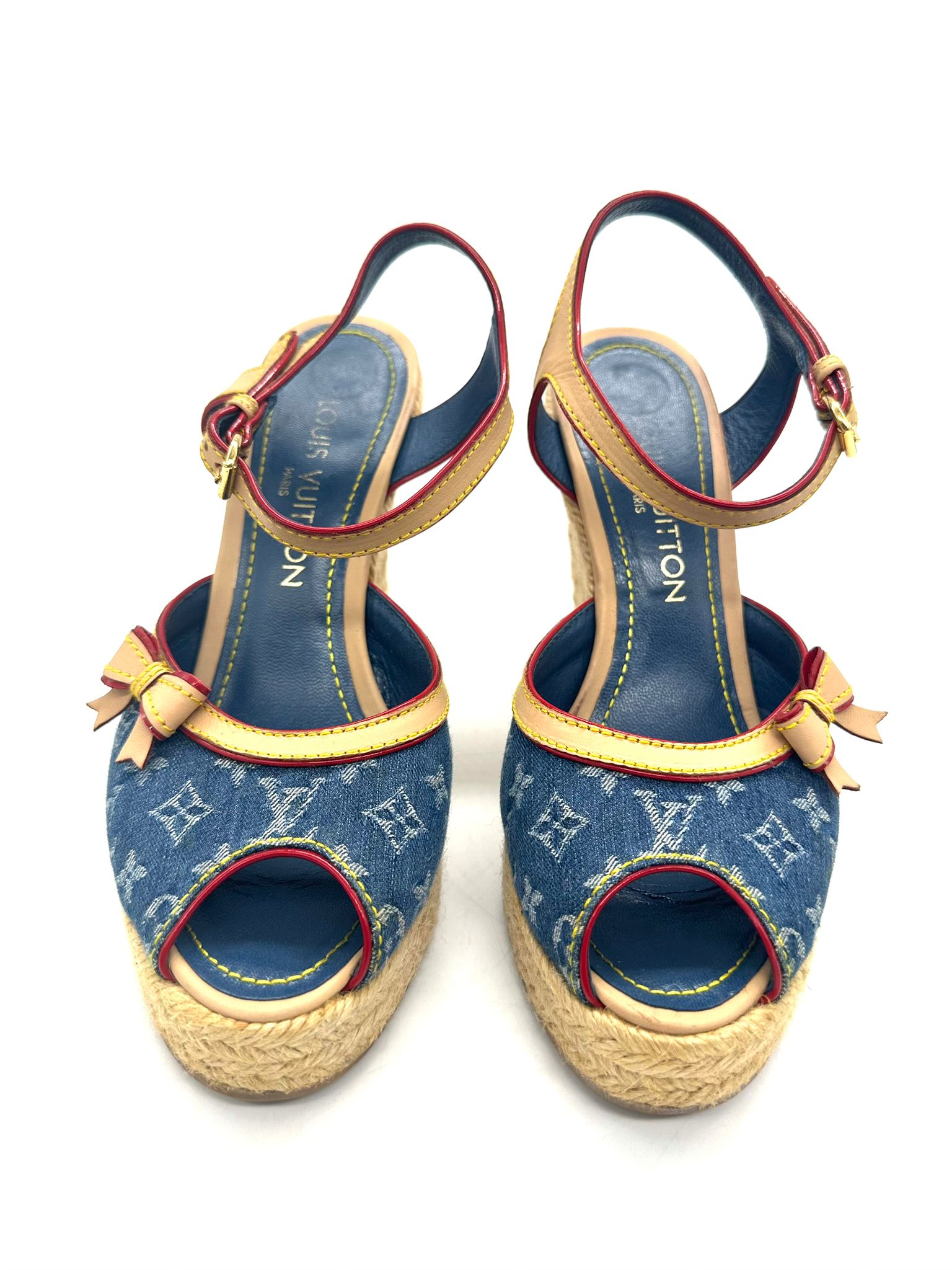 sandalias con cuña Louis Vuitton
