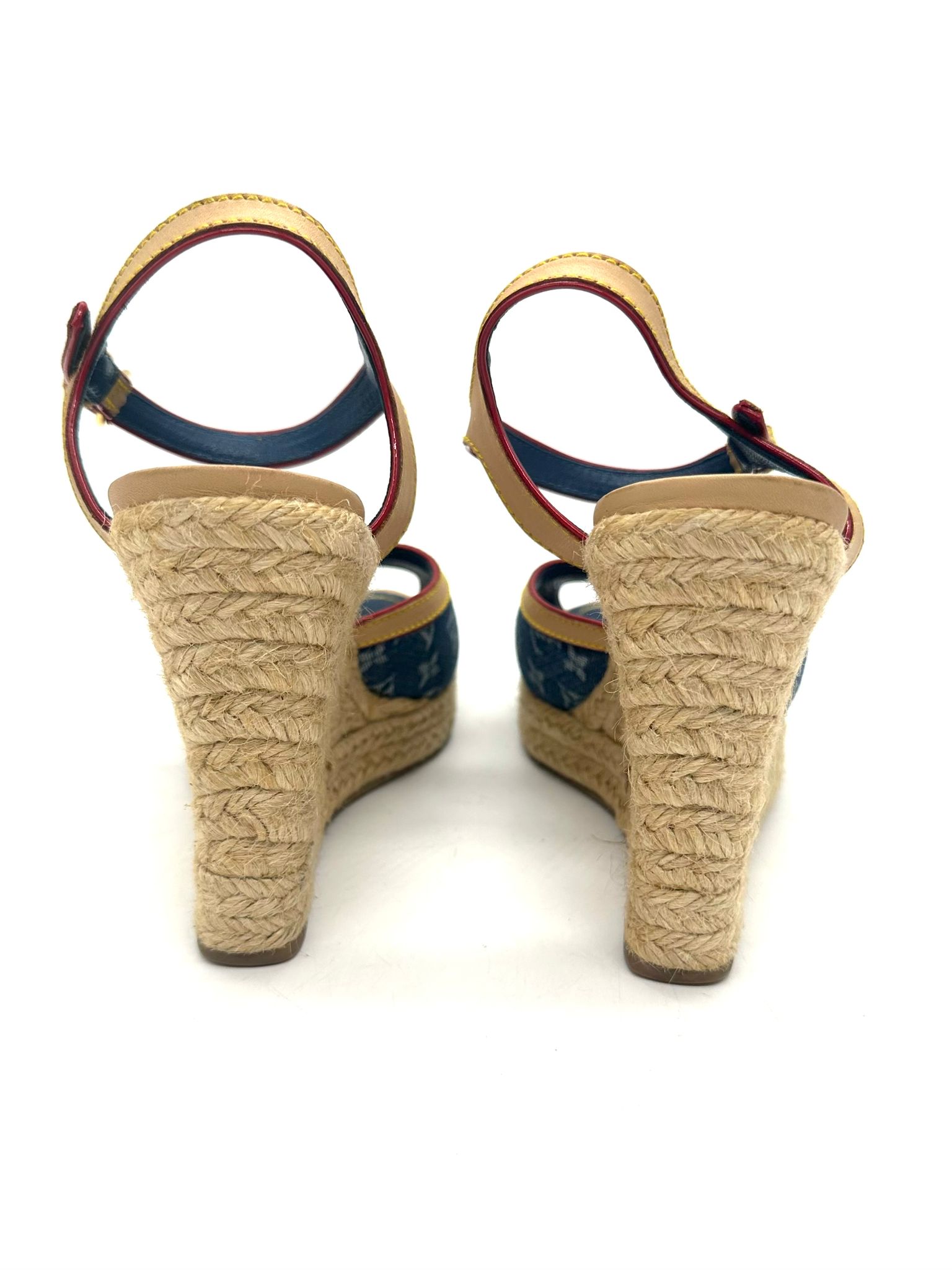 sandalias con cuña Louis Vuitton