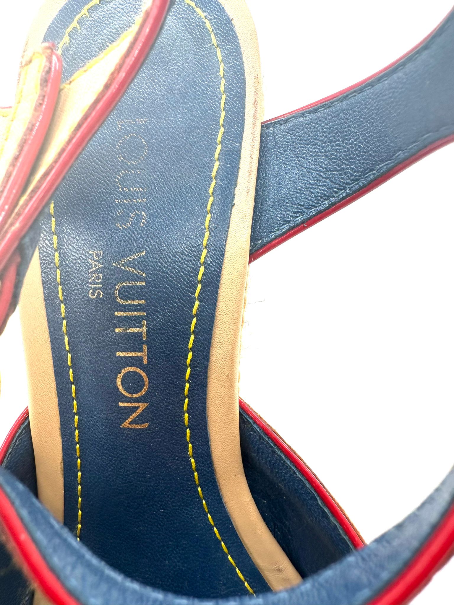 sandalias con cuña Louis Vuitton