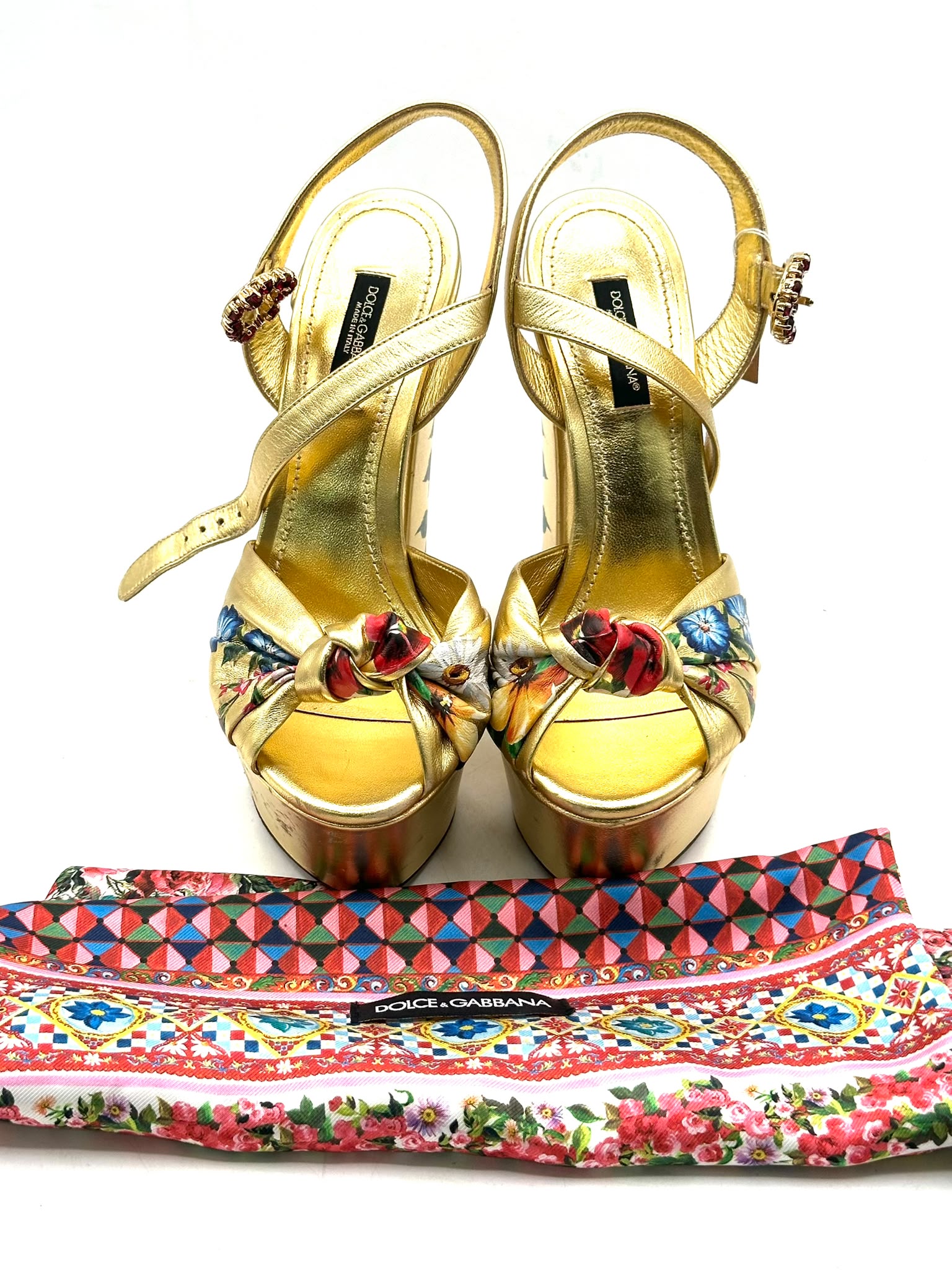 sandalias de plataforma Dolce & Gabbana