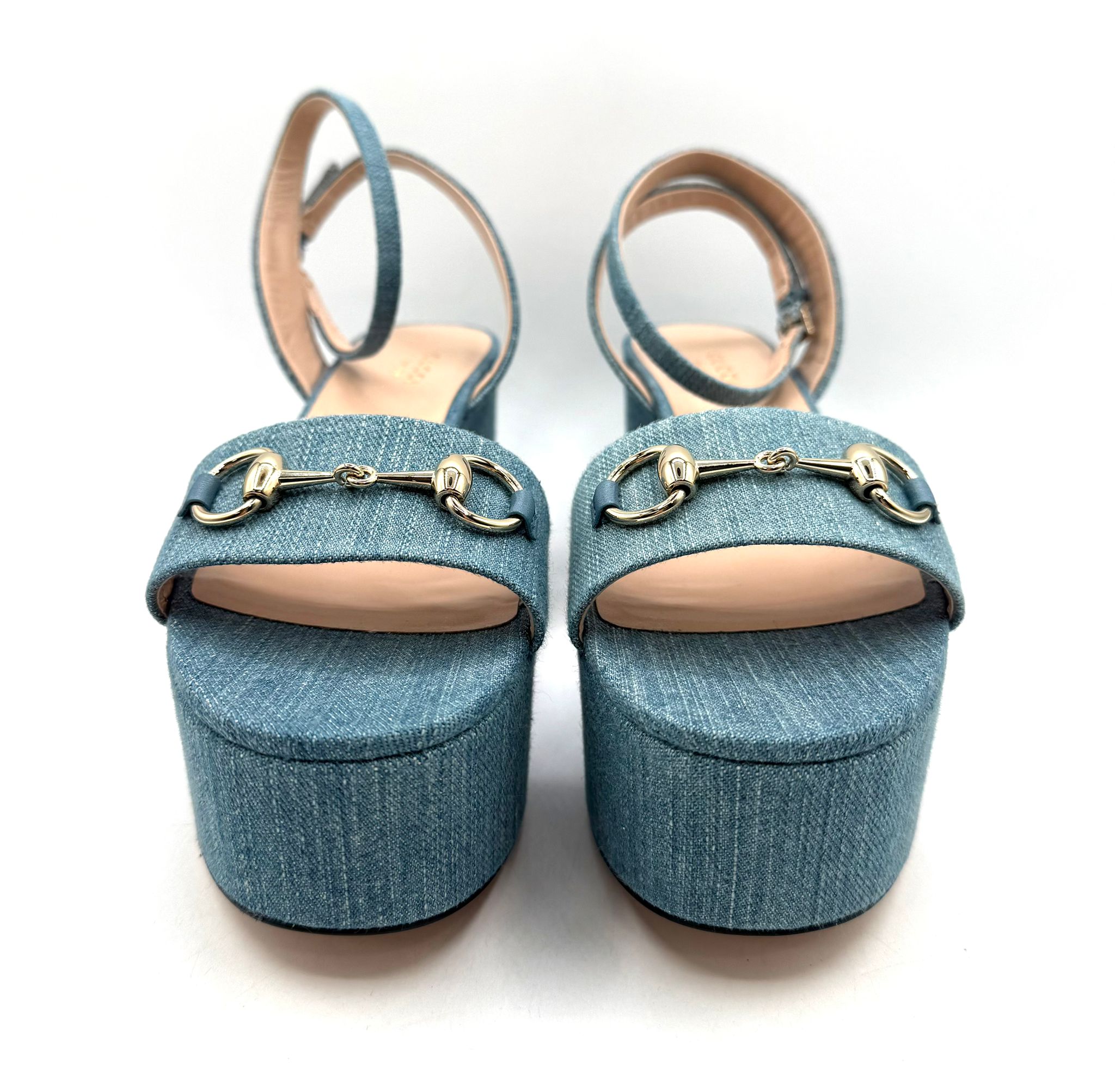 Sandalias de plataforma Gucci Horsebit