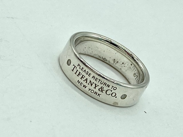 Tiffany & Co anillo plata