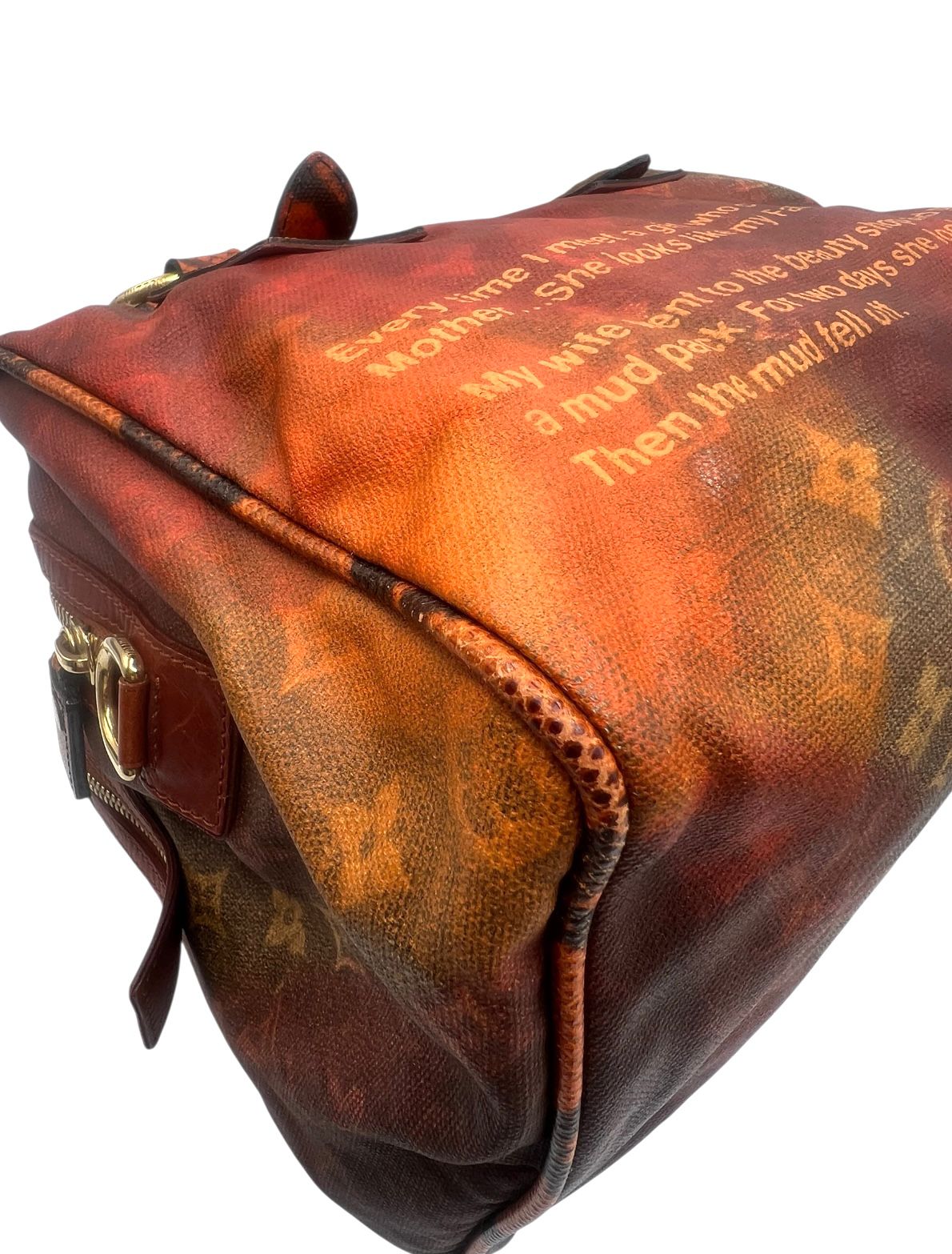 Tote Louis Vuitton Richard Prince Karung Monogram “Battute Heartbreak”