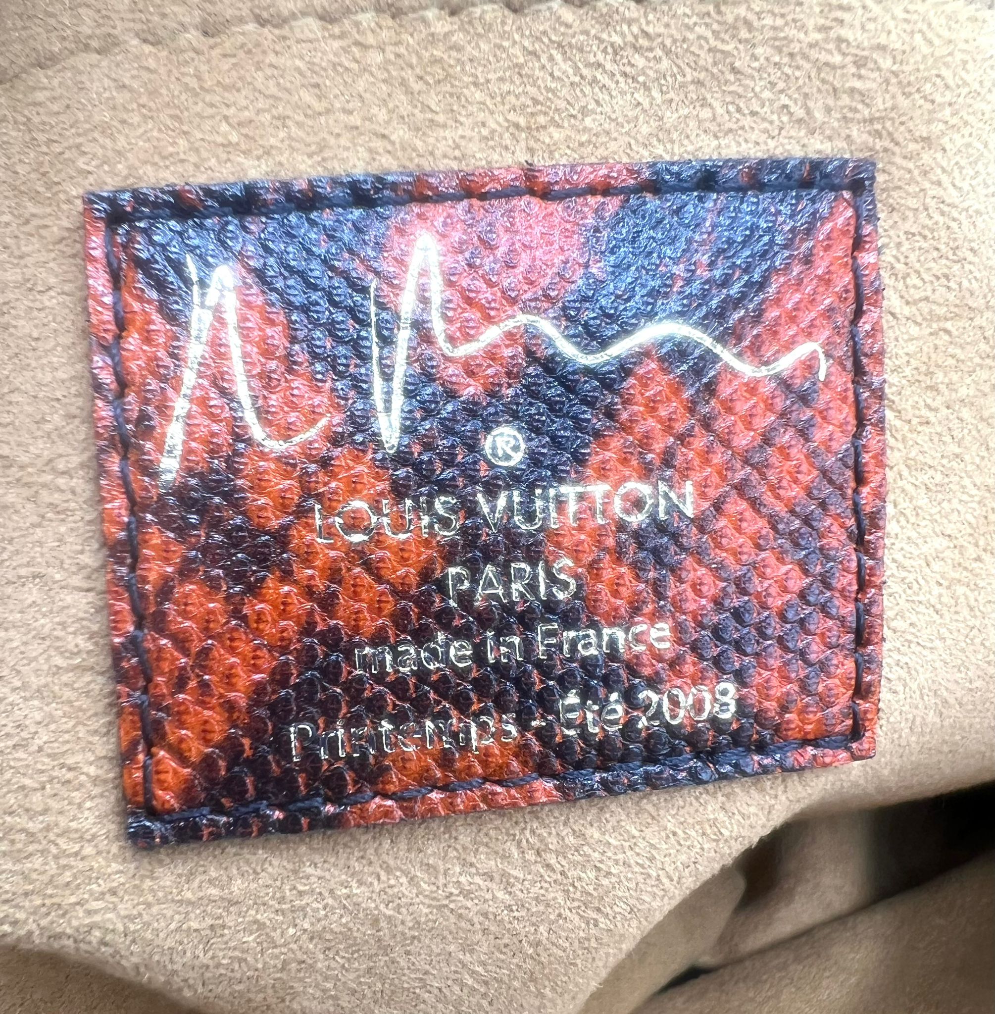 Tote Louis Vuitton Richard Prince Karung Monogram “Battute Heartbreak”
