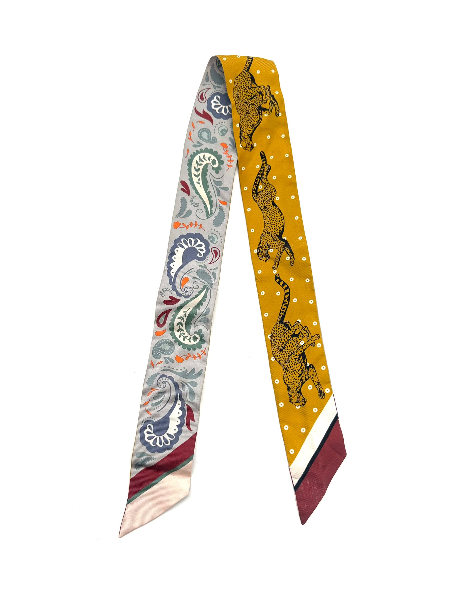 Twilly de seda Hermès